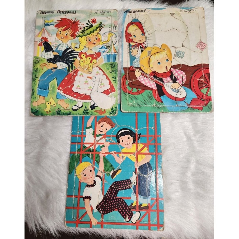 Vintage Puzzles Lot of 3